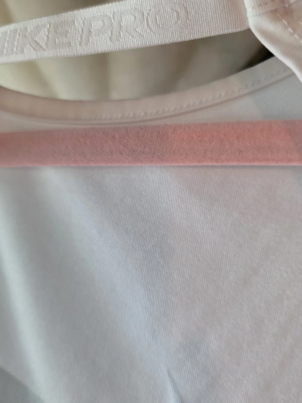 Nike White Tank Top with Black Swoosh
